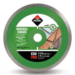 Disc diamantat pt. placi ceramice 115mm, CSV 115 Pro - RUBI-25910 - Img 2