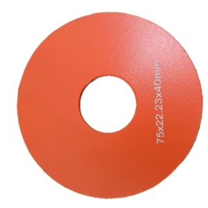 Freza diamantata pentru profilare granit, marmura, gresie Profil Semicerc Full Bullnose exterior, R-20mm, ∅75x22,23mm - DXDY.FPP.BN40 - Img 3