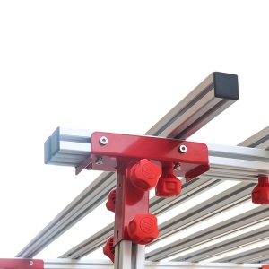 Masa modulara de lucru, pentru placi formate mari, sarcina max 300kg, 180-360x150x75cm - SHIJING-P703 - Img 2