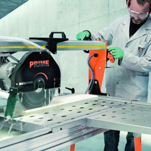 Masina de taiat placi, materiale de constructii - 150cm, 2.2kW, PRIME 150S, kit laser si roti - Battipav-91501 - Img 9