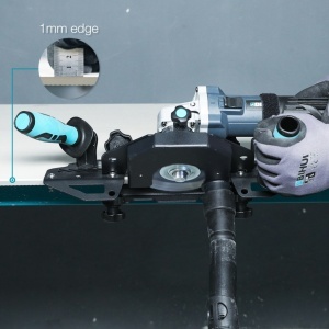 Sistem de frezare/bizotare la 48° a plăcilor ceramice, prindere M14, grosime max. placă 20mm (fara polizor inclus) - BIHUI-LFMBU - Img 2