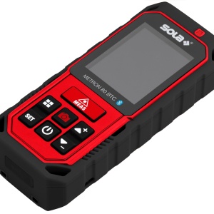 Telemetru cu laser roșu & Bluetooth/Camera - 80m, METRON 80 BTC - Sola-71029101 - Img 3