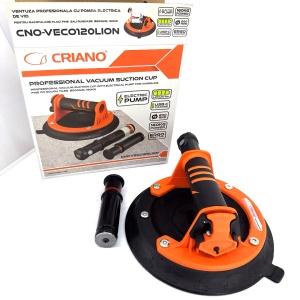 Ventuza Profesionala cu pompa electrica de vid pentru manipulare placi rugoase sau fine - Ø200mm, 160kg - CNO-VECO120LION - Img 9