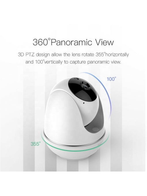 Camera inteligenta pentru supraveghere bebelusi IP WIFI, comunicare bidirectionala, fullHD 1920*1080P 2 MP, Escalate G2