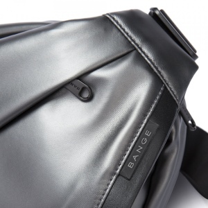 Geanta crossbody/de umar fashion, tip borseta, Bange, Argintie - Img 5