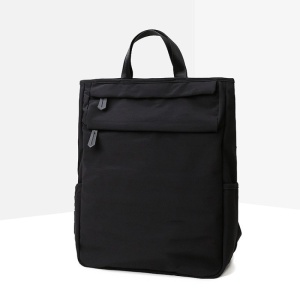 Geanta pentru mamici, minimalista si practica, Escalate, 30x17x40 cm, Neagra - Img 4