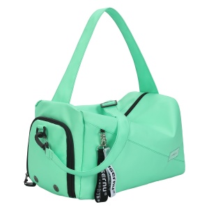 Geanta sport impermeabila pentru calatorii, cu compartiment pentru incaltaminte, Tigernu, 38x22x24 cm, Verde - Img 6