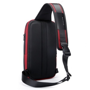 Rucsac crossbody, de umar sau de mana, unisex, impermeabil, Bange, 36x20.5x10.5 cm, Rosu - Img 7