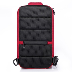 Rucsac crossbody, de umar sau de mana, unisex, impermeabila, Bange, 34x17.5x11 cm, Rosu - Img 6