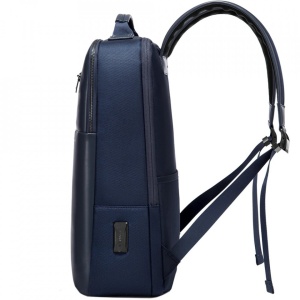 Rucsac laptop 15.6" business ingust, cu port de incarcare USB, Bange, 30x12x43 cm, Albastru - Img 4