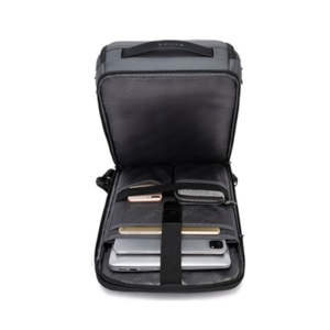 Rucsac laptop 15.6", smart, impermeabil, port de incarcare USB, BANGE, 29x17x47 cm, Gri - Img 2