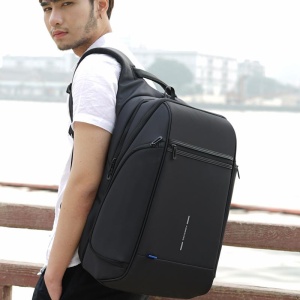 Rucsac laptop 17", business pentru calatorii, cu port de incarcare USB, VGOAL, 32.5x20x48 cm, Negru - Img 8