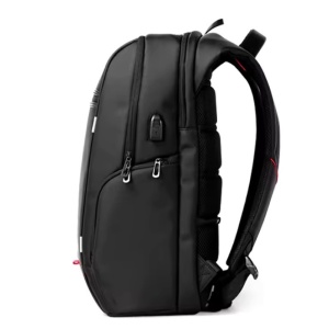 Rucsac laptop 17", cu port de incarcare USB si compartiment antisoc, Kingsons, 37x22x50 cm, Negru - Img 5