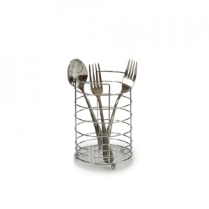 Set 5 accesorii pentru depozitare in bucatarie din metal cromat, Escalate, 32x25x21 cm - Img 4