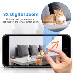 Camera inteligenta pentru supraveghere bebelusi IP WIFI, comunicare bidirectionala, fullHD 1920*1080P 2 MP, Escalate G2 - Img 7