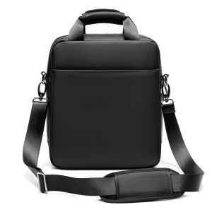 Geanta business pentru barbati, GETICS, 21x8x26 cm, Neagra - Img 6