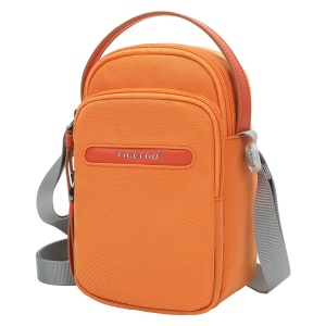 Geanta de umar, de piept sau de mana, sport casual, impermeabila, Tigernu, 12.5x6.5x18.5 cm, Portocalie