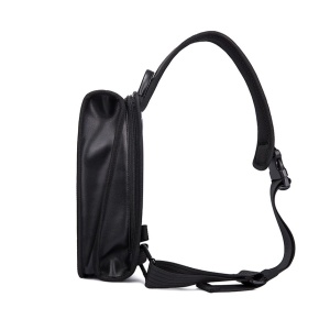 Geanta tip messenger casual, crossbody, de umar sau de mana, Bange, 28x8x22cm, Neagra - Img 4