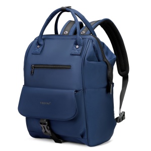 Rucsac dama 14", multifunctional, impermeabil cu buzunar antifurt, Tigernu, 25x16x38 cm, Albastru