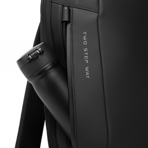 Rucsac laptop 15.6", casual, impermeabil, cu sistem antifurt, port de incarcare USB, BANGE, 48x15x32 cm, Negru - Img 7