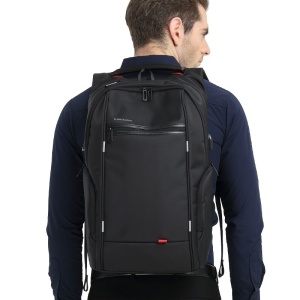 Rucsac laptop 15.6", cu port de incarcare USB si compartiment antisoc, Kingsons, 46x31x19 cm, Negru - Img 7