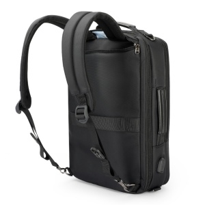 Rucsac laptop 15.6" smart business, convertibil, cu port de incarcare USB, Tigernu, 29x13x43 cm, Negru - Img 6