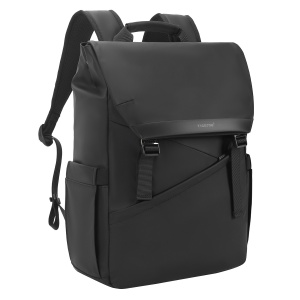 Rucsac laptop 15.6", smart casual, design pelerin unisex, impermeabil, TIGERNU, 30x13x43 cm, Negru - Img 2