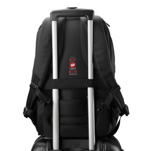 Rucsac laptop 15.6" smart casual, impermeabil, cu port USB, Tigernu, 47x30x18 cm, Negru - Img 7