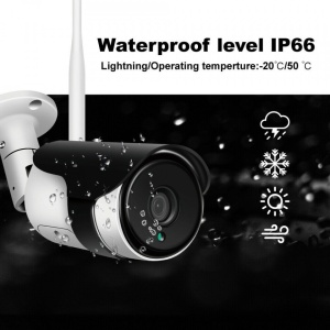 Camera supraveghere exterioara, IP WIFI, tip bullet, comunicare bidirectionala, HD 1920*1080P, 2 MP, carcasa metalica, Escalate G2 - Img 2