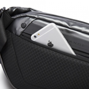 Geanta crossbody/de umar fashion, tip borseta, Bange, Argintie - Img 7