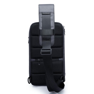 Geanta crossbody, de umar sau de mana, unisex, impermeabila, Bange, 34x17.5x11 cm, Gri - Img 6