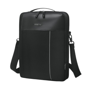 Geanta de umar, de piept sau de mana 13.3", casual business, Tigernu, 26x6.5x36 cm, Neagra - Img 1