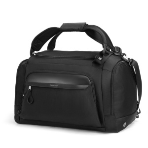 Geanta sport impermeabila pentru sala sau calatorii, cu compartiment pentru incaltaminte, Tigernu, 46x29x28 cm, Neagra