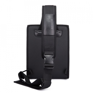 Geanta tip messenger casual, crossbody, de umar sau de mana, Bange, 28x8x22cm, Neagra - Img 5