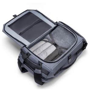 Rucsac 15.6" smart casual pentru calatorii, multifunctional cu port USB, KINCASE, 32x21x55 cm, Gri - Img 2