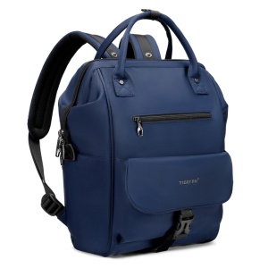 Rucsac dama 14", multifunctional, impermeabil cu buzunar antifurt, Tigernu, 25x16x38 cm, Albastru - Img 2