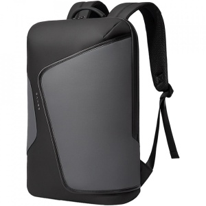 Rucsac laptop 15.6" business, impermeabil cu design plic, Bange, 30.5x18x46 cm, Negru/Gri - Img 1