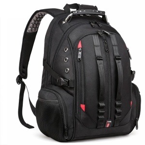 Rucsac laptop 15.6", sport, impermeabil, cu port de incarcare USB si jack audio, BANGE, Negru
