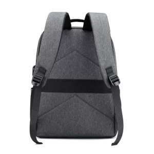 Rucsac laptop 15" smart casual impermeabil, cu port USB, GETICS, 42x31x12 cm, Gri - Img 5