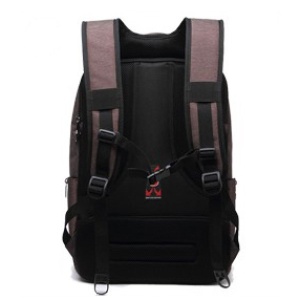 Rucsac laptop 17" casual pentru calatorii, impermeabil, cu buzunar antifurt, Tigernu, 47x30x18 cm, Maro - Img 6