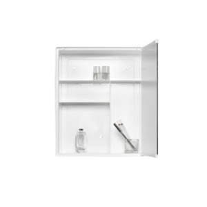 Dulap fix, suspendat pe perete, din plastic cu oglinda, Escalate, 31,5X40X14 cm, Alb - Img 3