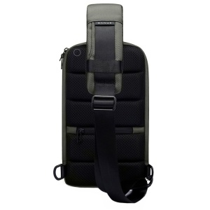Geanta crossbody, de umar sau de mana, unisex, impermeabila, Bange, 34x17.5x11 cm, Verde - Img 4
