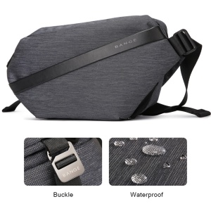 Geanta crossbody, expandabila, cu sistem multifunctional de prindere, Bange, 19x8.5x35cm, Albastra - Img 4