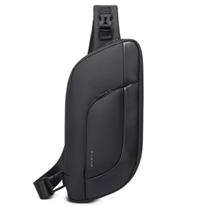 Geanta crossbody ingusta, Bange, 35x4x16 cm, Neagra