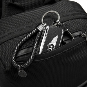 Geanta de mana, de umar sau de piept, business casual, Bange, 36x21x9.5 cm, Neagra - Img 4