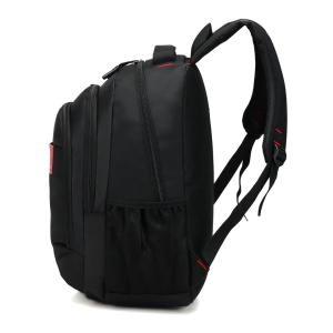 Rucsac 15.6" casual minimalist, impermeabil, GETICS, 32x19x44 cm, Negru/Albastru - Img 6