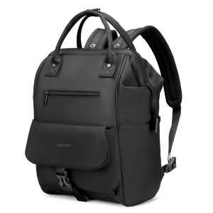 Rucsac dama 14", multifunctional, impermeabil cu buzunar antifurt, Tigernu, 25x16x38 cm, Negru
