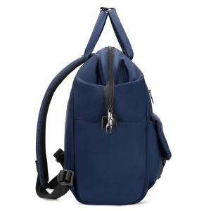 Rucsac dama 14", multifunctional, impermeabil cu buzunar antifurt, Tigernu, 25x16x38 cm, Albastru - Img 3