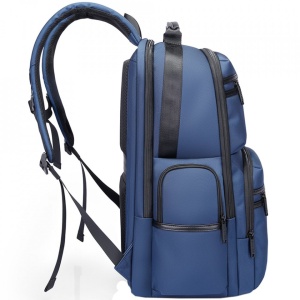 Rucsac laptop 15.6", business, impermeabil cu port USB, BANGE, 46x33x19 cm, Albastru - Img 5