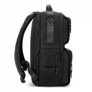 Rucsac laptop 15.6", casual business, pentru calatorii, impermeabil, BANGE, 45x33x19 cm, Negru - Img 6